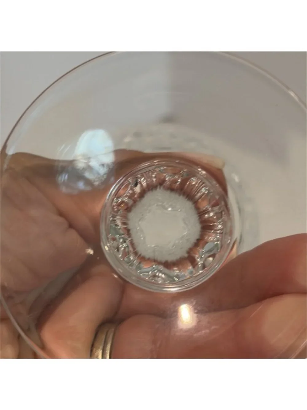 Vintage Cristal D'Arques Longchamp Water Goblets Lead Crystal 8 Ounces Set of 5